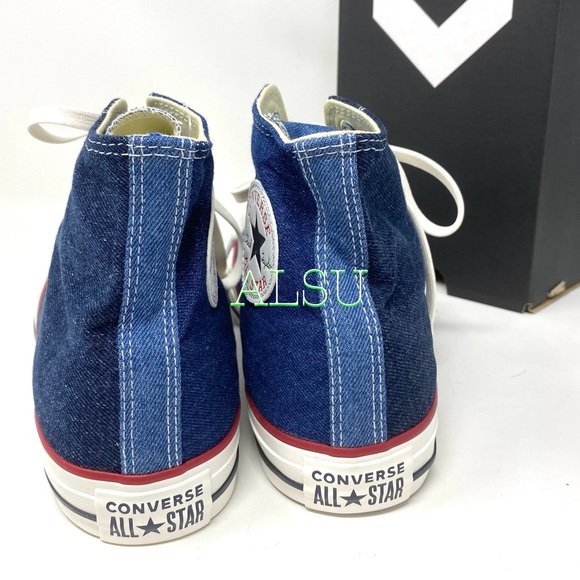 Converse Ctas High Top Canvas Jeans Dark Navy W - Picture 6 of 12